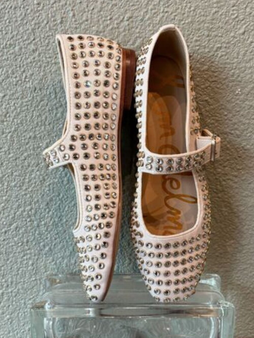 Sam Edelman Michaela Gem Modern Ivory Flat - Picture 3 of 4